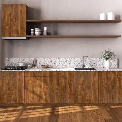 Kép valamiből Öntapadós padló 200x60 cm - sötét fa