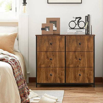 Kép valamiből Öntapadós padló 200x60 cm - sötét fa