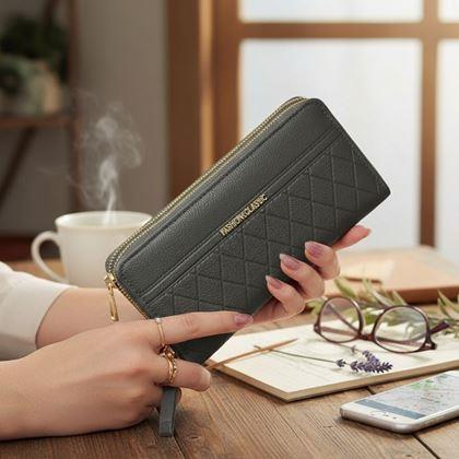 Kép valamiből Női pénztárca  -  szürke