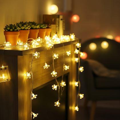 Kép valamiből LED fénylánc - cseresznyevirág