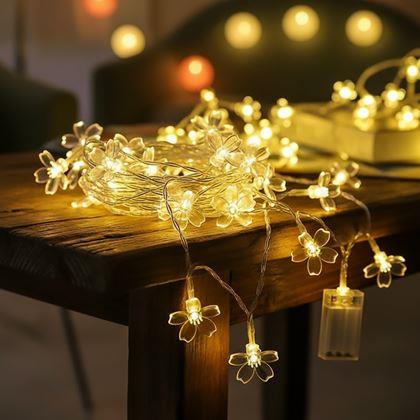 Kép valamiből LED fénylánc - cseresznyevirág