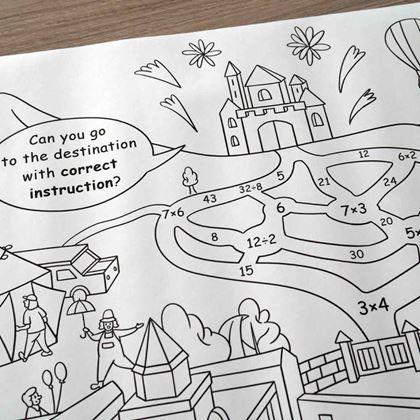 Kép valamiből 10 m-es tekercses színező -  város