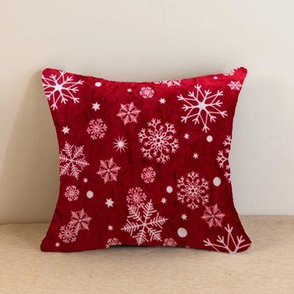 Kép valamiből Mikroszálas díszpárnahuzat 45 x 45 cm - Hópehely mintával