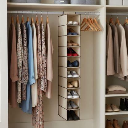 Kép Függő szekrényszervező 10 rekeszes