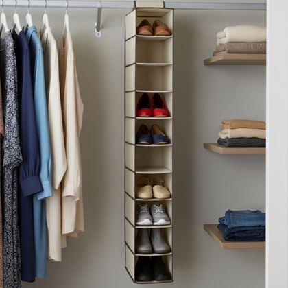 Kép valamiből Függő szekrényszervező 10 rekeszes