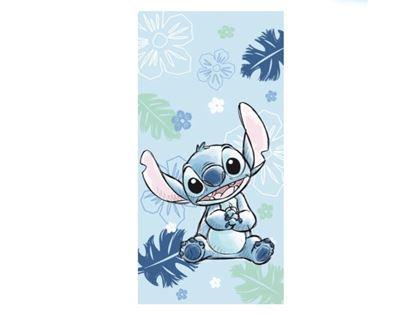 Kép valamiből Gyerek frottír törölköző Lilo és Stitch Blue 70x140 cm