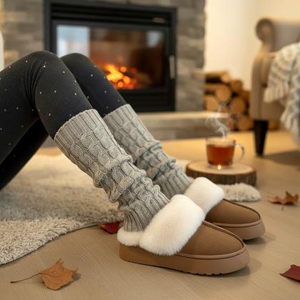 Kép valamiből Meleg lábmelegítő  -  szürke