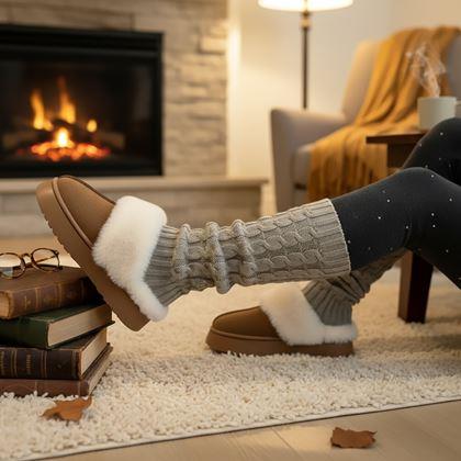 Kép valamiből Meleg lábmelegítő  -  szürke