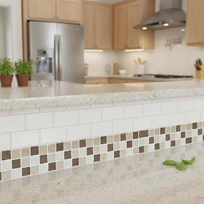 Kép Öntapadós mozaik szegély