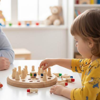 Kép valamiből Memóriajáték gyerekeknek - fa sakk