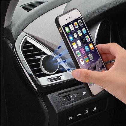 Kép valamiből Mágneses autós mobiltelefon tartó  -  ezüst