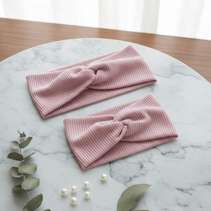 Kép valamiből 2 db-os fejpánt készlet - Anya és lánya  -  régi rózsaszín