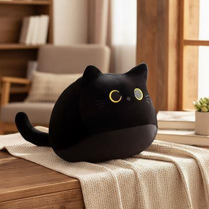 Kép valamiből Fekete macska díszpárna