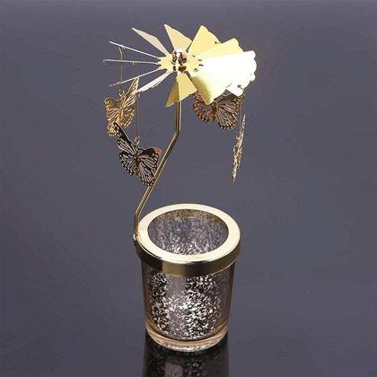 Kép valamiből Forgó gyertyatartó  -  pillangók