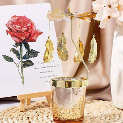 Kép valamiből Forgó gyertyatartó  -  tollak