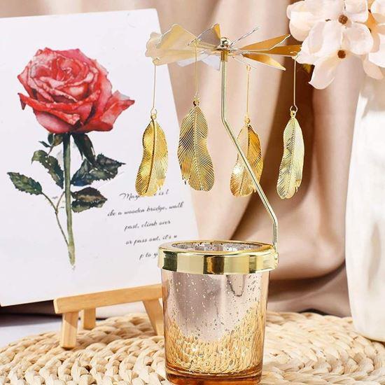 Kép valamiből Forgó gyertyatartó  -  tollak