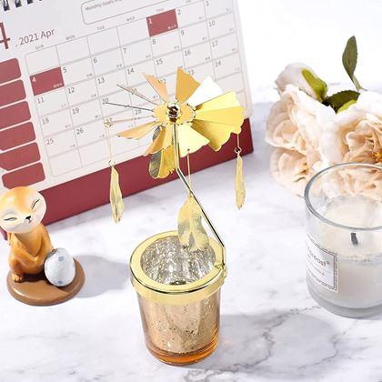 Kép valamiből Forgó gyertyatartó  -  tollak