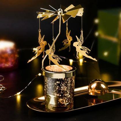 Kép valamiből Forgó gyertyatartó  -   tündérek