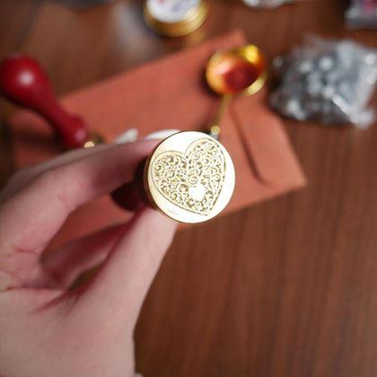 Kép valamiből Ajándék pecsétkészítő készlet -  szív