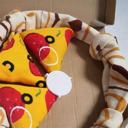 Kép valamiből 4 pár zokni készlet - pizza