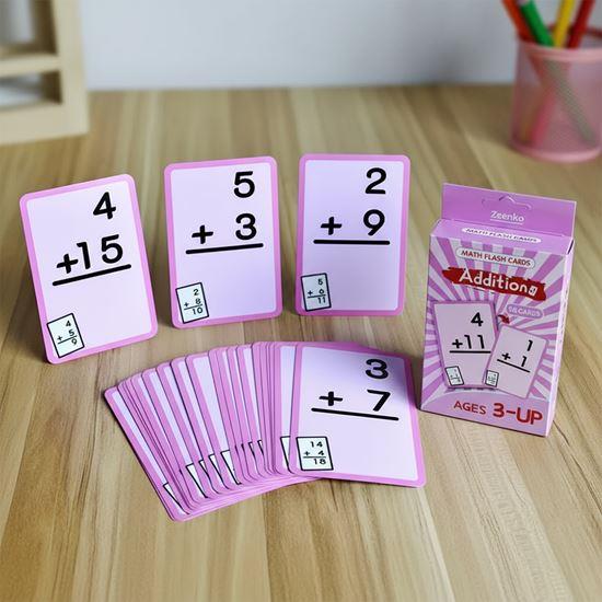 Kép valamiből 36 darabos matematikai kártyakészlet - összeadás