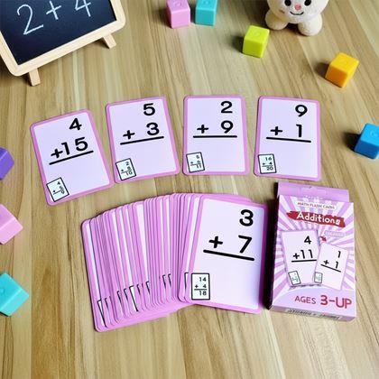 Kép valamiből 36 darabos matematikai kártyakészlet - összeadás