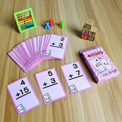 Kép valamiből 36 darabos matematikai kártyakészlet - összeadás