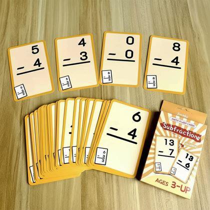 Kép valamiből 36 darabos matematikai kártyakészlet - kivonás