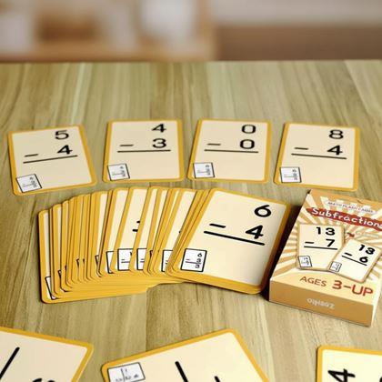 Kép valamiből 36 darabos matematikai kártyakészlet - kivonás