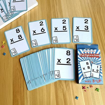 Kép valamiből 36 darabos matematikai kártyakészlet - szorzás