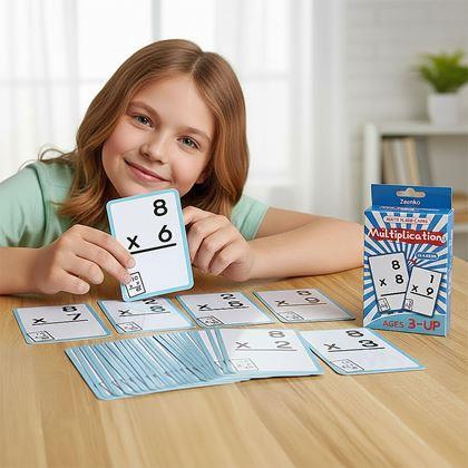 Kép valamiből 36 darabos matematikai kártyakészlet - szorzás