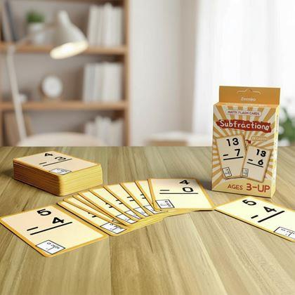 Kép valamiből 36 darabos matematikai kártyakészlet - kivonás