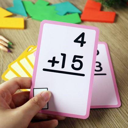 Kép valamiből 36 darabos matematikai kártyakészlet - összeadás