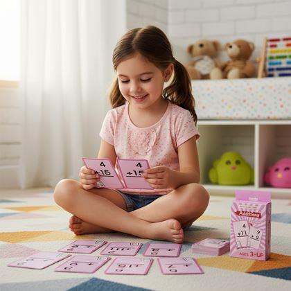 Kép valamiből 36 darabos matematikai kártyakészlet - összeadás