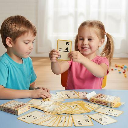 Kép valamiből 36 darabos matematikai kártyakészlet - kivonás