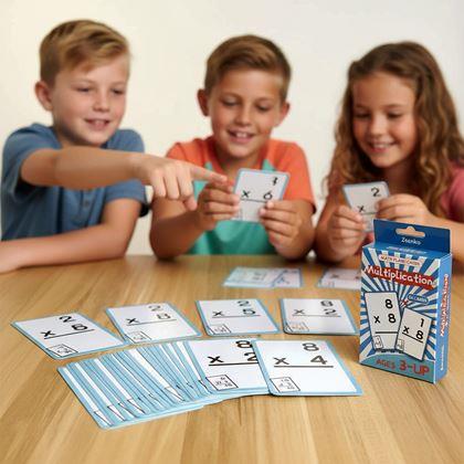 Kép valamiből 36 darabos matematikai kártyakészlet - szorzás