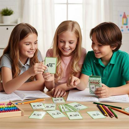 Kép 36 darabos matematikai kártyakészlet