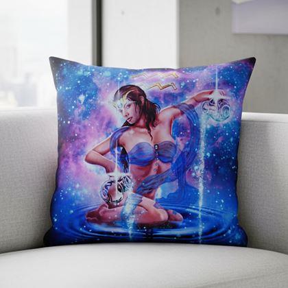 Kép valamiből Párnahuzat állatövi jegyekkel - Vízöntő