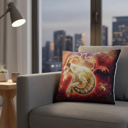 Kép valamiből Párnahuzat állatövi jegyekkel - bak