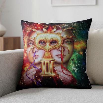 Kép Párnahuzat állatövi jegyekkel