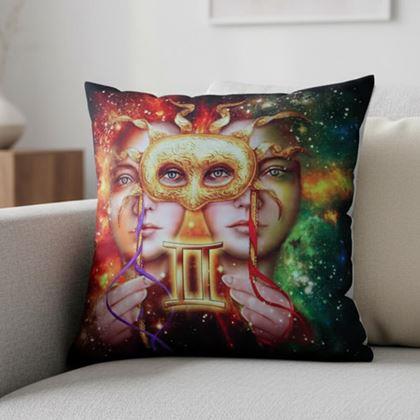 Kép valamiből Párnahuzat állatövi jegyekkel - Ikrek