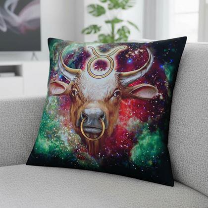 Kép valamiből Párnahuzat állatövi jegyekkel - bika