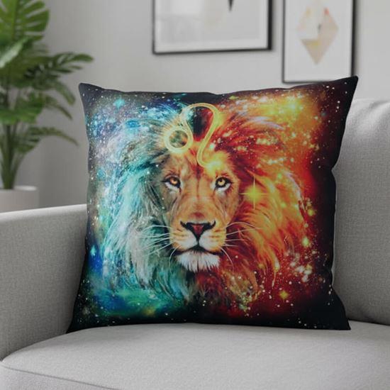 Kép valamiből Párnahuzat állatövi jegyekkel - oroszlán