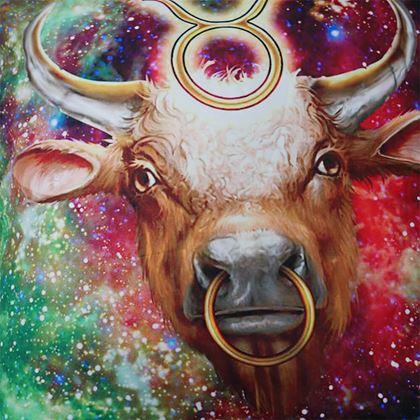 Kép valamiből Párnahuzat állatövi jegyekkel - bika