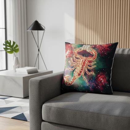 Kép valamiből Párnahuzat állatövi jegyekkel - skorpió