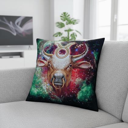 Kép valamiből Párnahuzat állatövi jegyekkel - bika