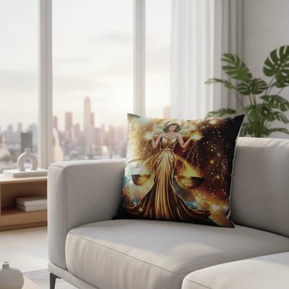 Kép valamiből Párnahuzat állatövi jegyekkel - mérlegek