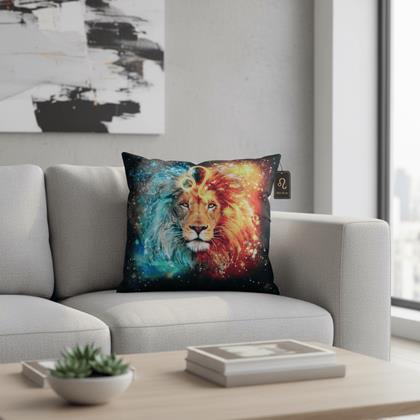 Kép valamiből Párnahuzat állatövi jegyekkel - oroszlán