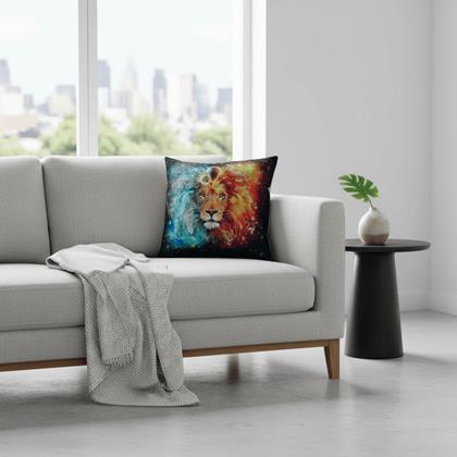 Kép valamiből Párnahuzat állatövi jegyekkel - oroszlán