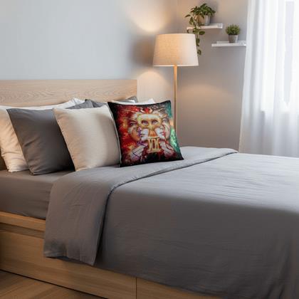 Kép valamiből Párnahuzat állatövi jegyekkel - Ikrek